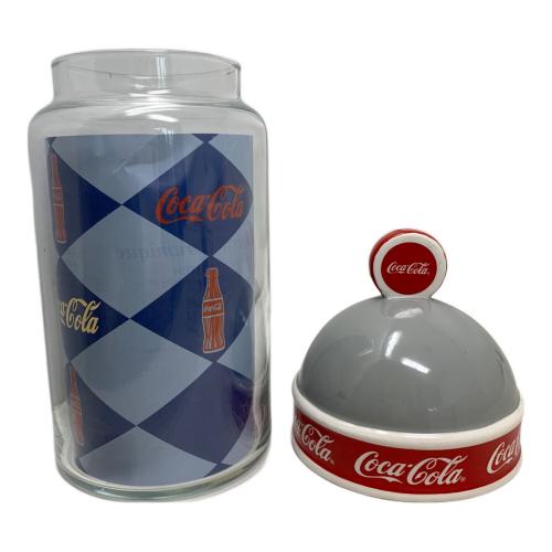 Coca Cola (コカコーラ) 保存容器 円柱型 グレー