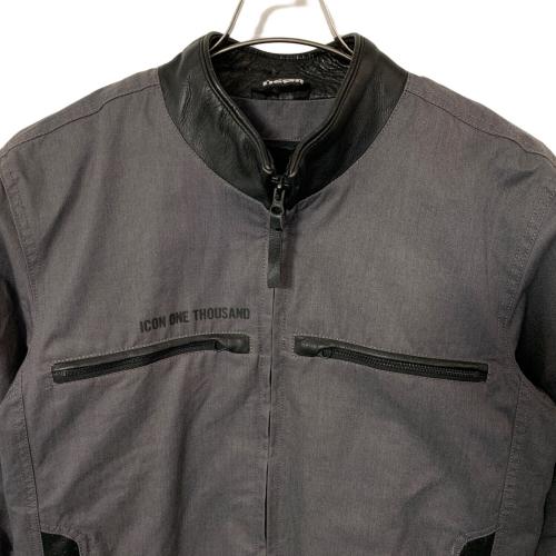ICON (アイコン) プロテクタージャケット メンズ SIZE M グレー×ブラック