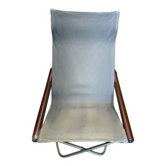 Nychair X (ニューチェア エックス) 折りたたみチェアー 27 グレー×ブラウン