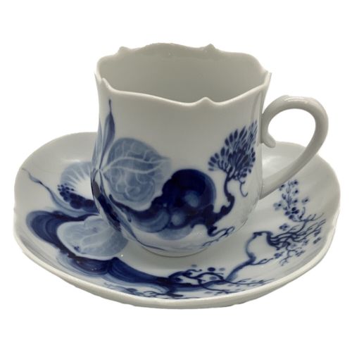 Meissen (マイセン) コーヒーカップ&ソーサー ブルーオーキッド