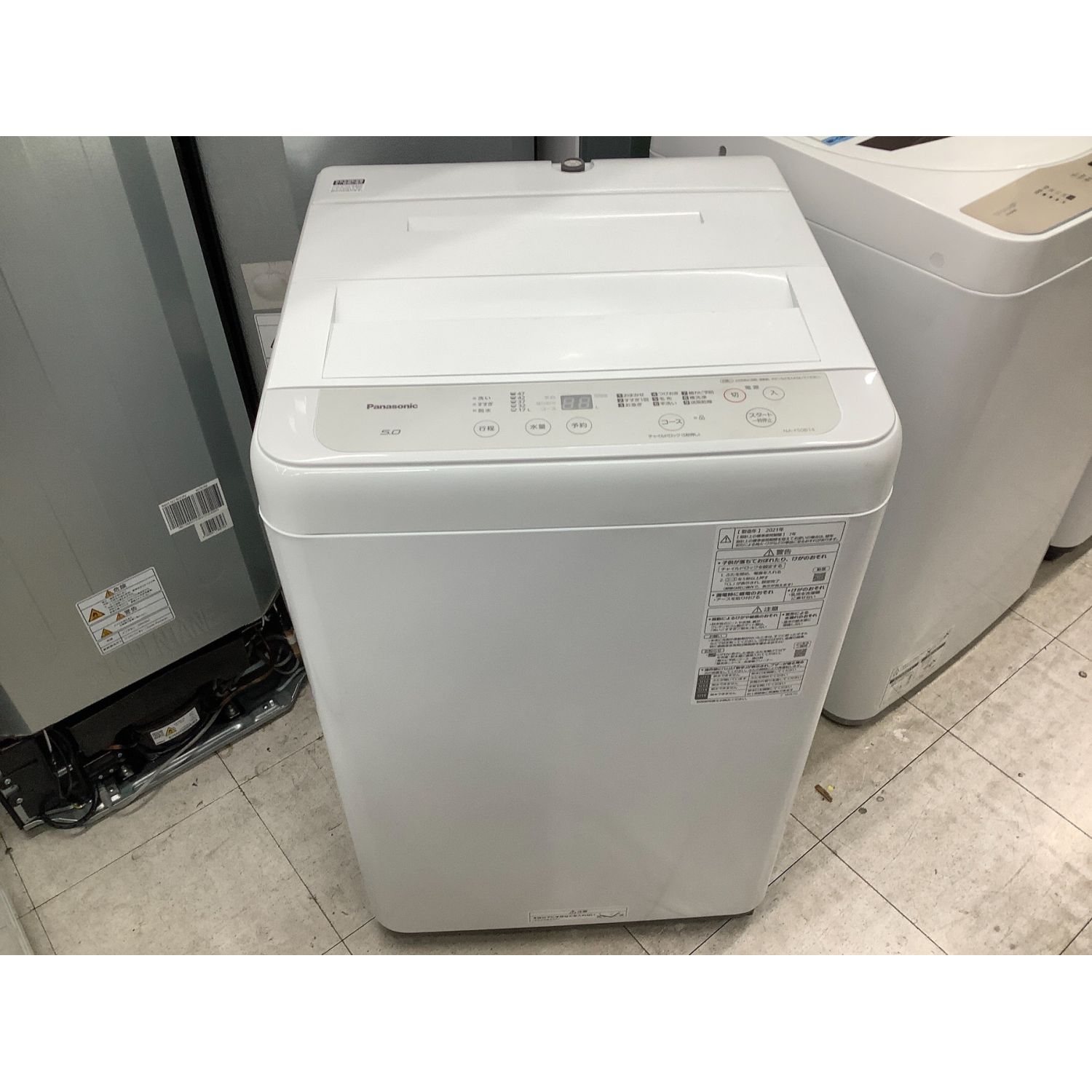 Panasonic (パナソニック) 全自動洗濯機 5.0kg NA-F50B14 2021年 114L