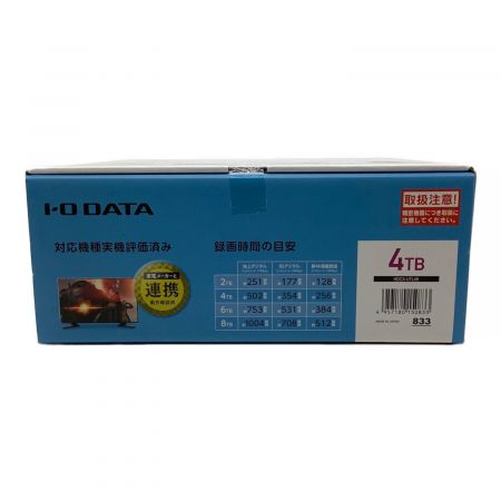 IODATA (アイオーデータ) パソコンテレビ対応HDD HDCX-UTL4K