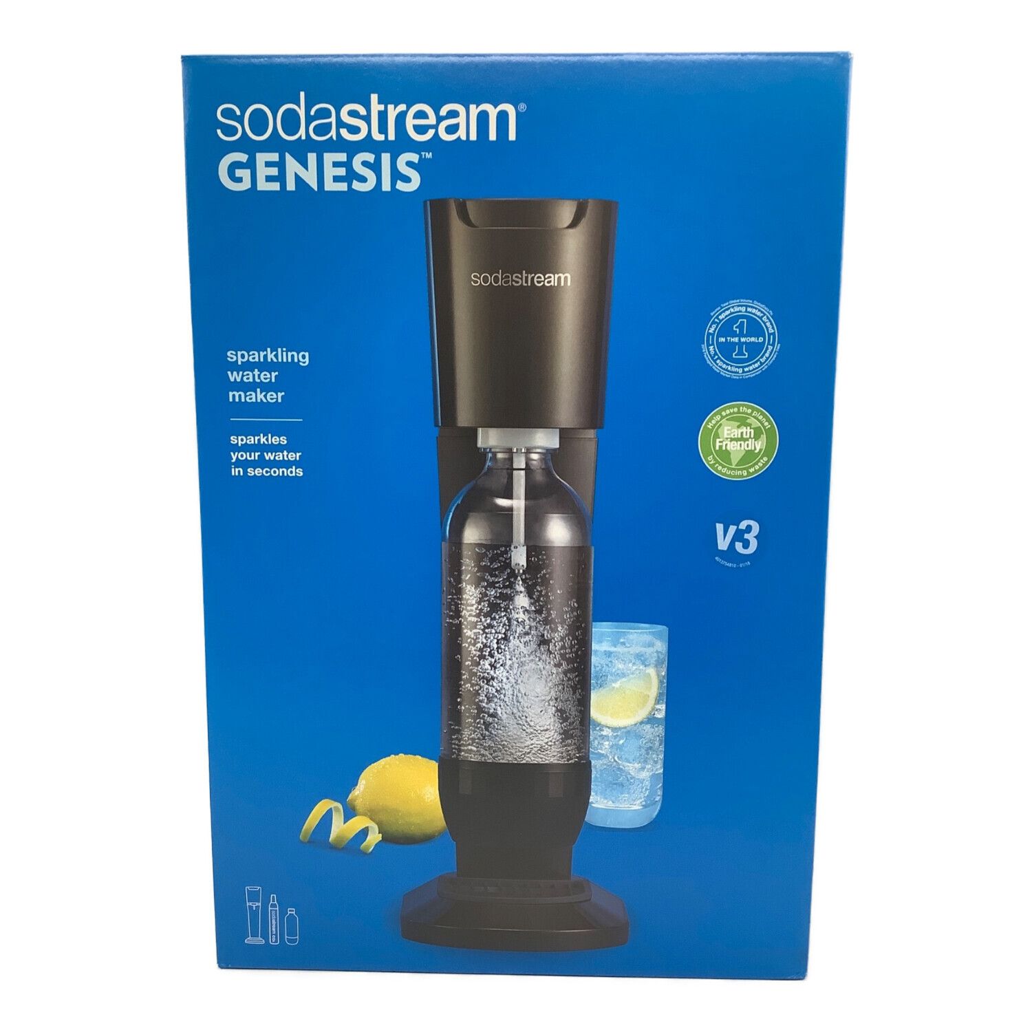 SodaStream GENESIS v3 予備用ガスシリンダー付き