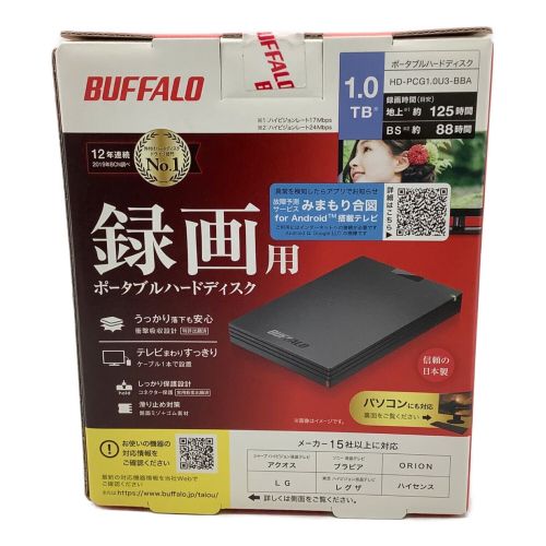 BUFFALO (バッファロー) 外付けHDD 0U3-BBA HD-PCG1｜トレファクONLINE