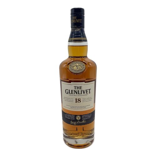 グレンリベット (GLENLIVET) スコッチ 700ml 18年 未開封