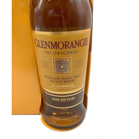 グレンモーレンジ (GLENMORANGIE) ウィスキー ハイランドシングルモルト/ロックグラス付 700ml 箱付 10年 未開封