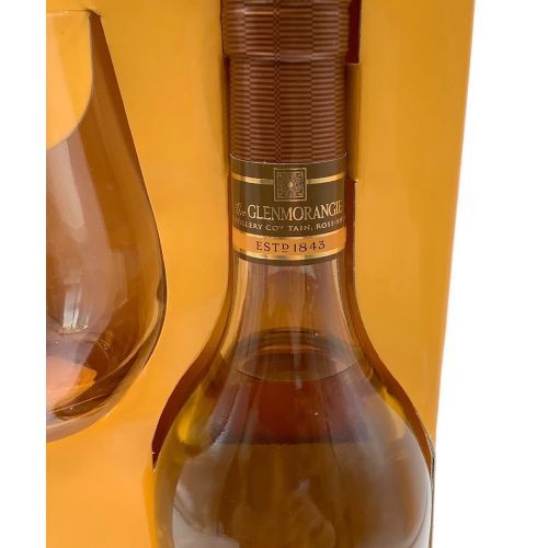 グレンモーレンジ (GLENMORANGIE) ウィスキー ハイランドシングルモルト/ロックグラス付 700ml 箱付 10年 未開封