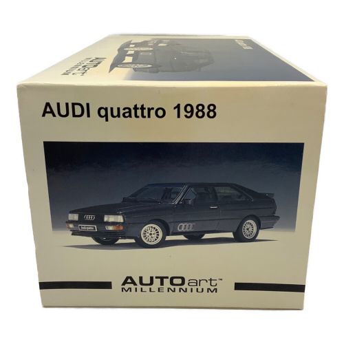 AUTOart (オートアート) モデルカー 箱ヤケ有り 1/18 Audi Quattro 1988 LWB Black 70301