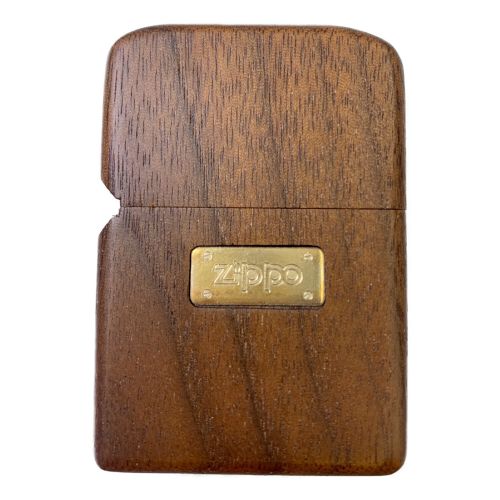 ZIPPO (ジッポ) 木製ケース入オイルライター 使用感有 程度B