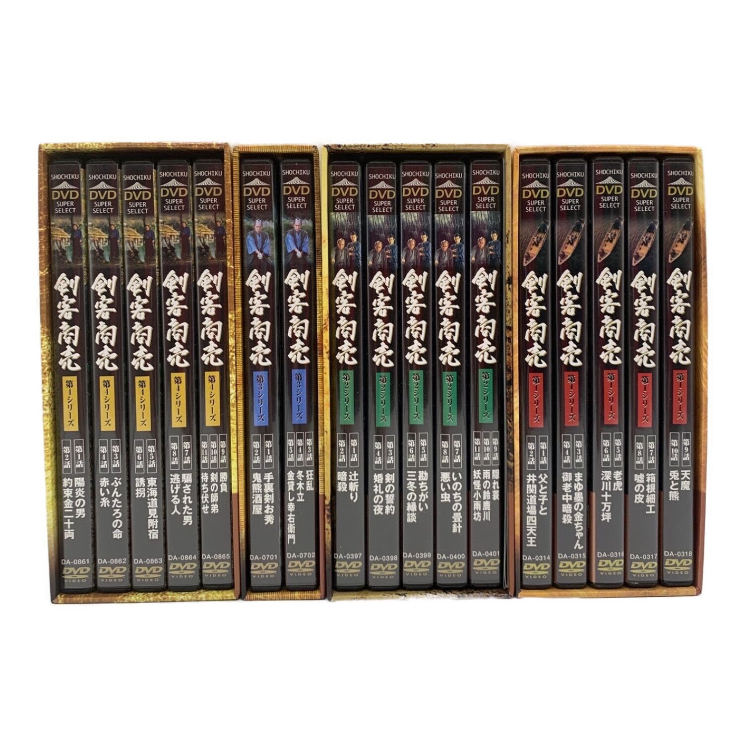 フジテレビ 剣客商売DVDBOX 第1～4シリーズ 第2シリーズのみポスター付