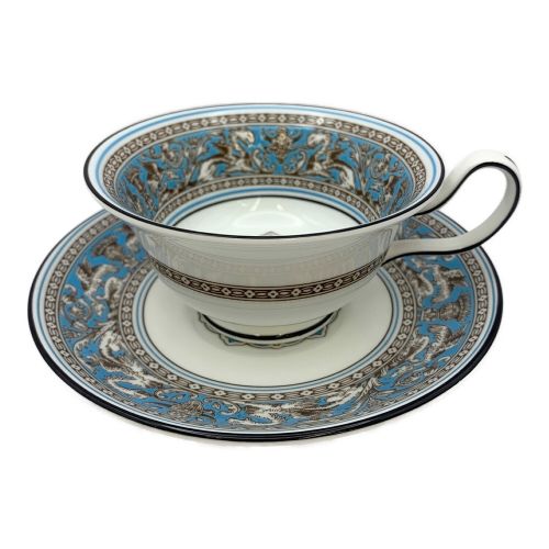 Wedgwood (ウェッジウッド) カップ&ソーサー フロレンティーン・ターコイズ