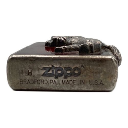 ZIPPO 馬 レリーフ 2011年 クスミ有