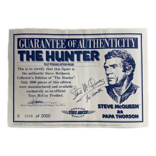 TOYS MCCOY (トイズマッコイ) フィギュア スティーブ・マックイーン THE HUNTER STEVE MAcQUEEN