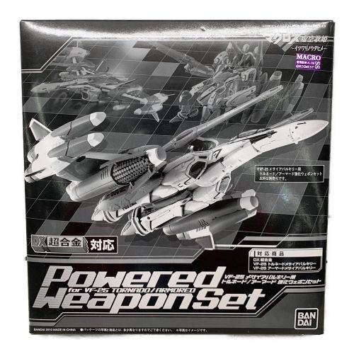 BANDAI (バンダイ) DX超合金 箱イタミ有り 強化ウェポンセット 完全変形 VF-25S アーマードメサイアバルキリー(オズマ・リー機)