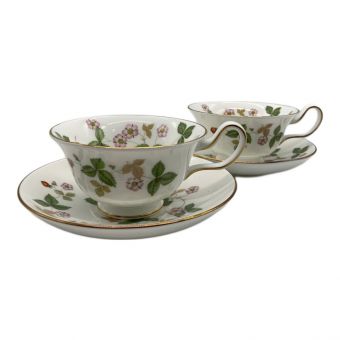 Wedgwood (ウェッジウッド) カップ&ソーサー ワイルドストロベリー 2Pセット