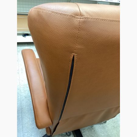 ヤマダオリジナル 電動パーソナルチェア　中古品 YAMADA (ヤマダ) 電動パーソナルチェア ブラウン 1人掛け 半革