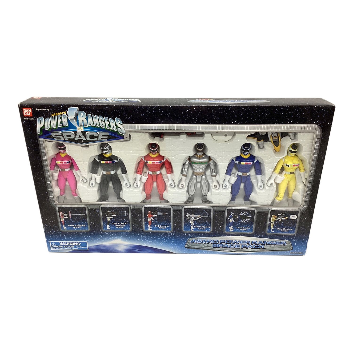 パワーレンジャー マイティモーフィン カクレンジャー フィギュア 5体