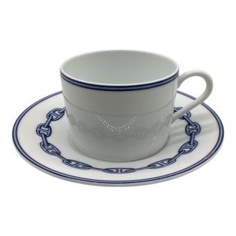 HERMES (エルメス) カップ&ソーサー シェーヌダンクル