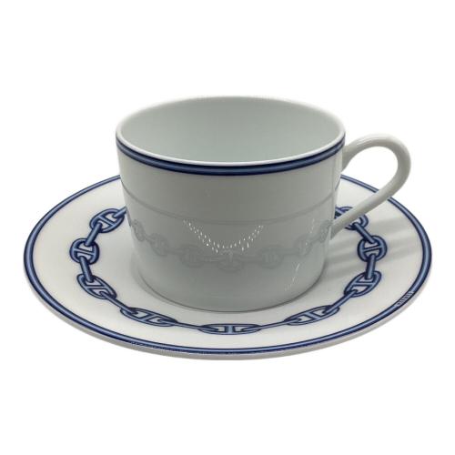 HERMES (エルメス) カップ&ソーサー シェーヌダンクル