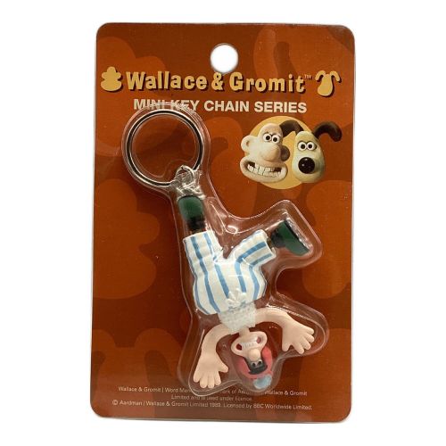 Wallace&Gromit (ウォレスアンドグルミット) ミニキーチェーン ウォレス&グルミット