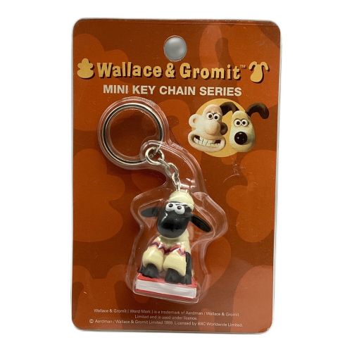 Wallace&Gromit (ウォレスアンドグルミット) ミニキーチェーン ウォレス&グルミット