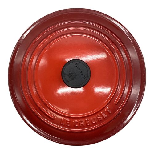 LE CREUSET (ルクルーゼ) 22cm両手鍋（3.3L） レッド