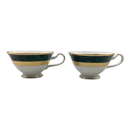 Noritake (ノリタケ) ティーカップ&ソーサー 裏面pasco表記 フィッツジェラルド&ヘミングウェイ 2Pセット