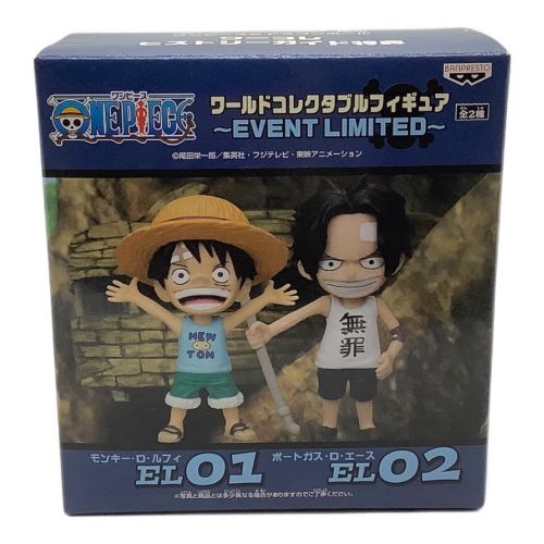 ONE PIECE (ワンピース) フィギュア EVENT LIMITED ルフィ エース ワールドコレクタブルフィギュア