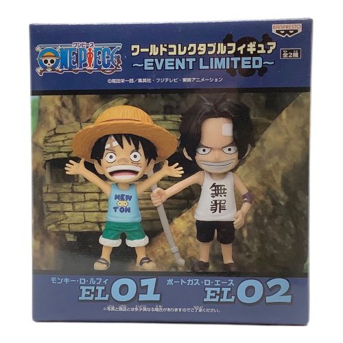 ONE PIECE (ワンピース) フィギュア EVENT LIMITED ルフィ エース ワールドコレクタブルフィギュア