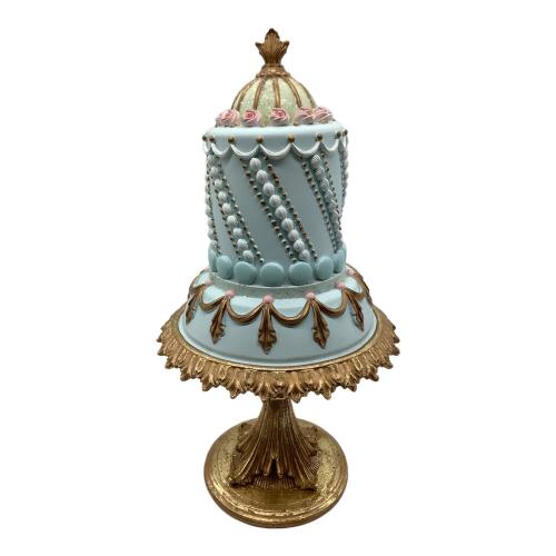 ロゼットケーキオブジェS ブルー