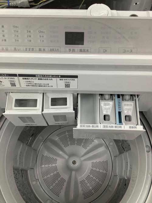 Panasonic (パナソニック) 全自動洗濯機 365 10.0kg NA-F10AKE4 2024年製 正面若干のヘコミ・サイドキズ有 クリーニング済 50Hz／60Hz