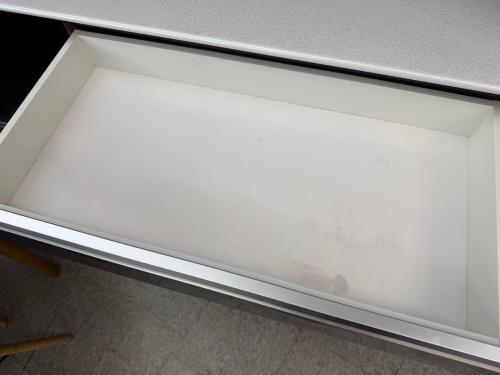 入江木工 (イリエモッコウ) レンジボード ブラウン 2016年製 2枚扉 幅116.5㎝