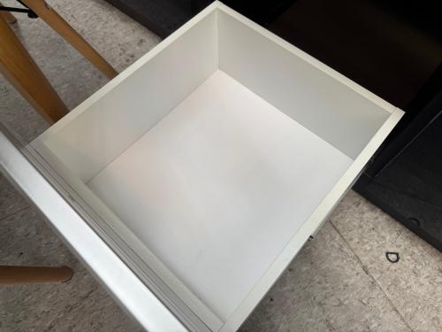 入江木工 (イリエモッコウ) レンジボード ブラウン 2016年製 2枚扉 幅116.5㎝