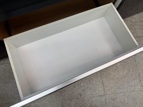 入江木工 (イリエモッコウ) レンジボード ブラウン 2016年製 2枚扉 幅116.5㎝