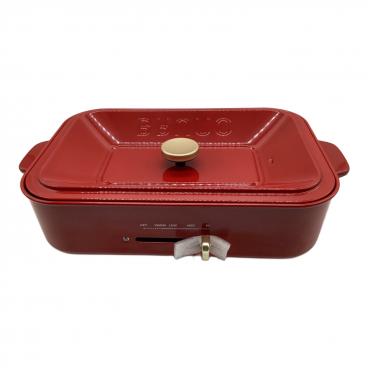 BRUNO (ブルーノ) コンパクトホットプレート BOE021-RD｜トレファクONLINE