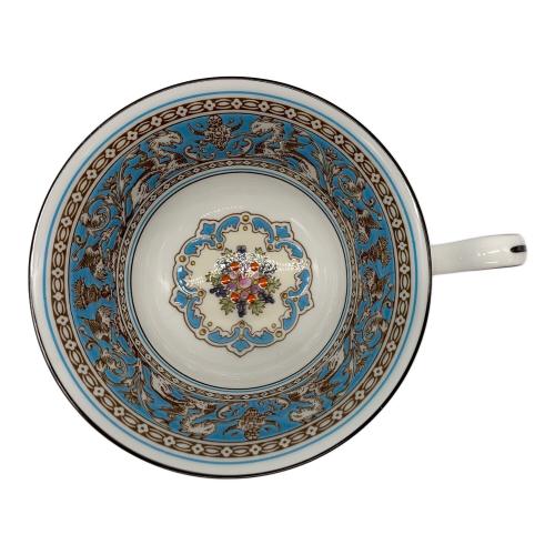 Wedgwood (ウェッジウッド) ティーカップ&ソーサー フロレンティーン ターコイズ