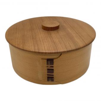 栗久 (クリキュウ) 菓子器（脚付） ヨゴレ有 大館曲げわっぱ