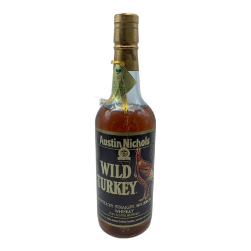 ワイルドターキー (WILD TURKEY) バーボン ブラウンラベル 750ml 旧ボトル 未開封