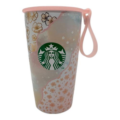 STARBUCKS COFFEE (スターバックスコーヒー) SAKURA2025 ストラップカップシェイプステンレスボトルレイヤード 355ml