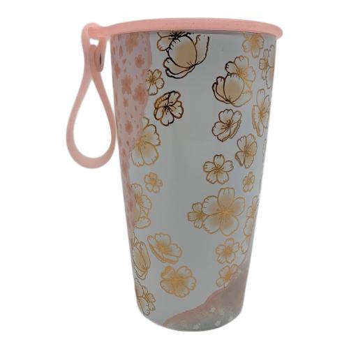 STARBUCKS COFFEE (スターバックスコーヒー) SAKURA2025 ストラップカップシェイプステンレスボトルレイヤード 355ml