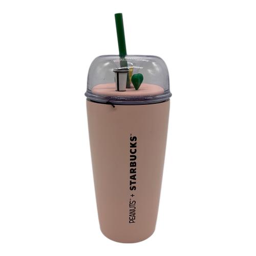 STARBUCKS COFFEE (スターバックスコーヒー) PEANUTS ステンレスコールドカップタンブラー ピンク 473ml