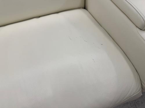 電動リクライニングソファ ホワイト 2人掛け