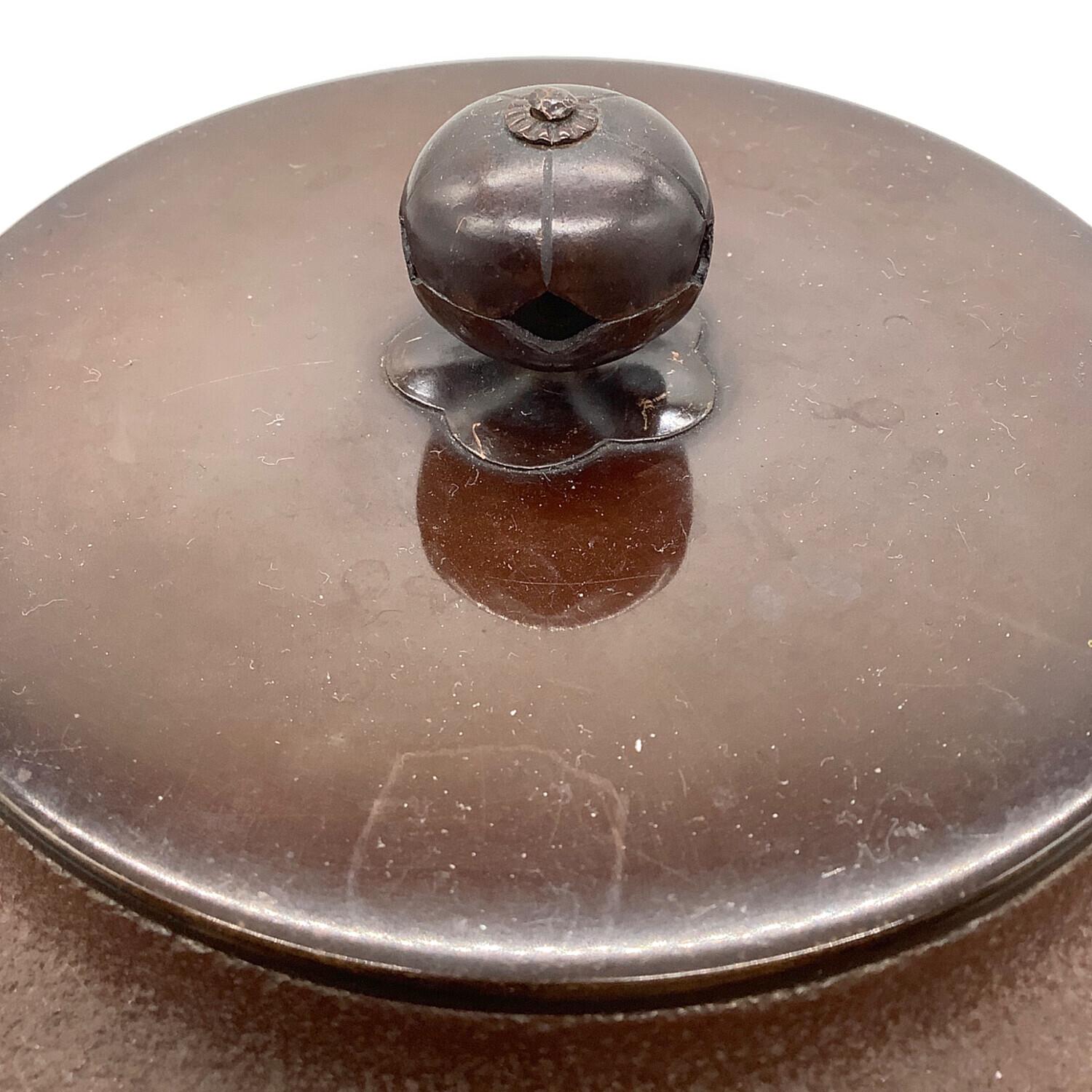 佐藤浄清 (サトウジョウセイ) 尻張筒釜 遠山霰地紋｜トレファク