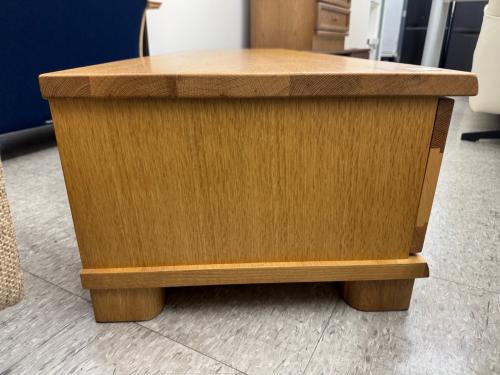起立木工 (キリツモッコウ) ナラ材TVボード ナチュラル 149L D-oak