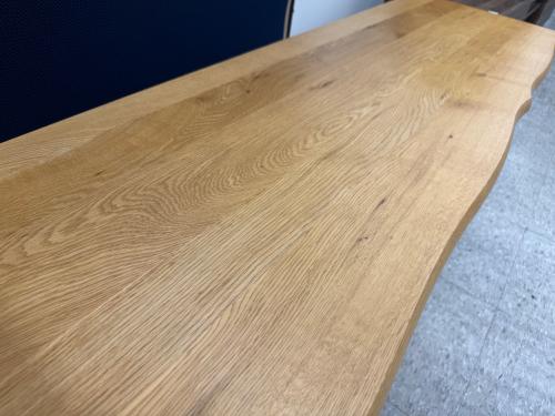 起立木工 (キリツモッコウ) ナラ材TVボード ナチュラル 149L D-oak