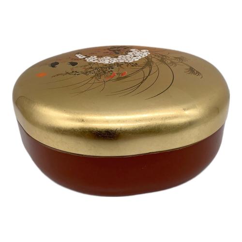 菓子鉢 金箔 漆