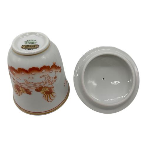 RICHARD GINORI (リチャードジノリ) 蓋付カップ レッドコック