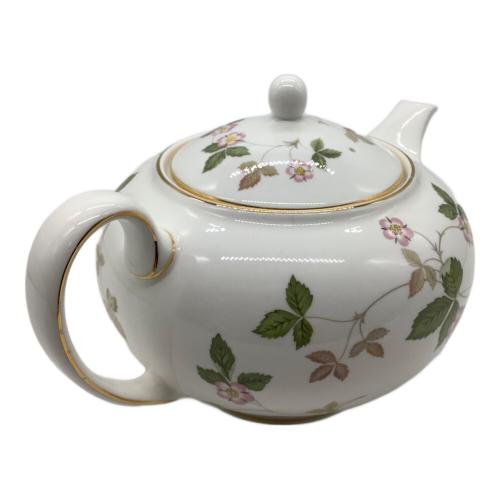 Wedgwood (ウェッジウッド) ティーポット Lサイズ ※内部渋残り有 ワイルドストロベリー