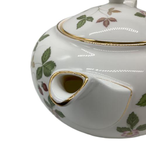 Wedgwood (ウェッジウッド) ティーポット Lサイズ ※内部渋残り有 ワイルドストロベリー