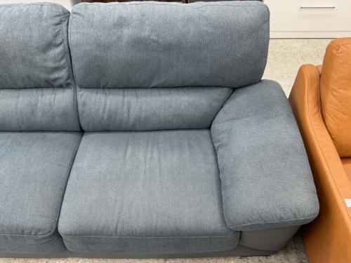 ニトリ 3人掛けソファー グレー WALL3-KD GY ファブリック